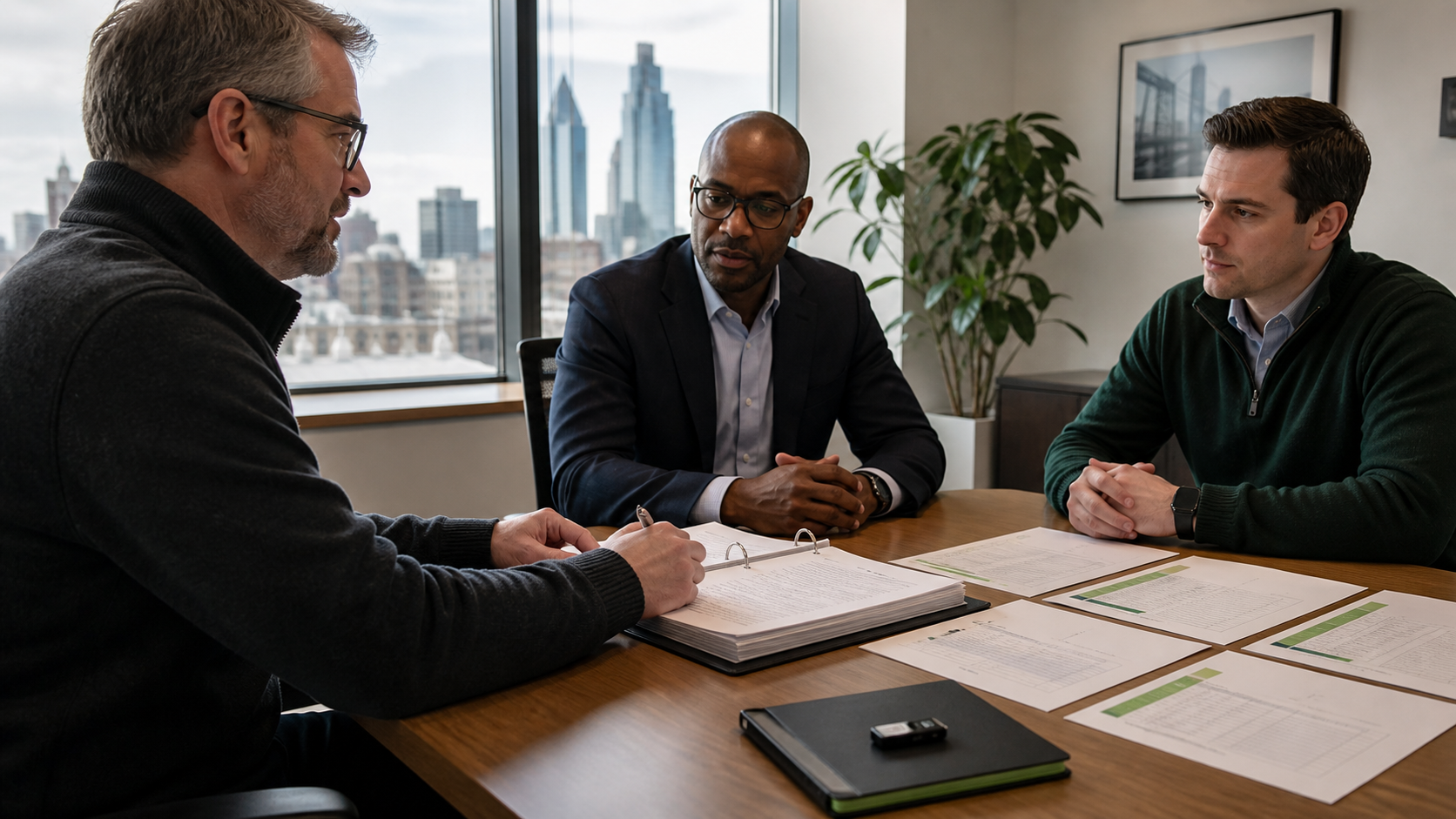 Outgoing and incoming technical leads conducting a structured software vendor handoff